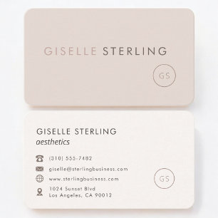 Ästhetik Feminine Professionell Visitenkarte
