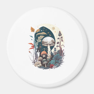 Ästhetik Goblincore Cottagecore Pilz Botanica Magnet
