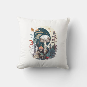 Ästhetik Goblincore und Cottagecore Pilz-Bota Kissen