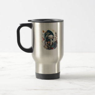 Ästhetik Goblincore und Cottagecore Pilz Bota Reisebecher