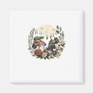 Ästhetik Goblincore und Cottagecore Pilz Drea Magnet