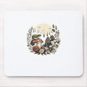 Ästhetik Goblincore und Cottagecore Pilz Drea Mousepad