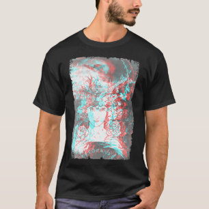 Ästhetik Goth Vaporwave Glitch Satanismus Dunkle  T-Shirt