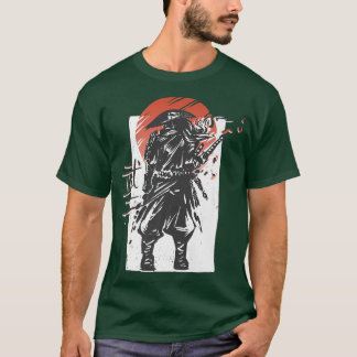 Ästhetik japanischer Warrior Samurai  T-Shirt
