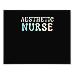 Ästhetik-Krankenschwester Kosmetik Zukünftige Kran Fotodruck