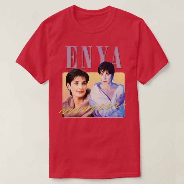 Ästhetik von Enya 90s T-Shirt (Design vorne)