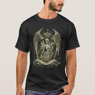Ästhetik Y2k Fairy Wings Skeleton Alt Grunge T-Shirt