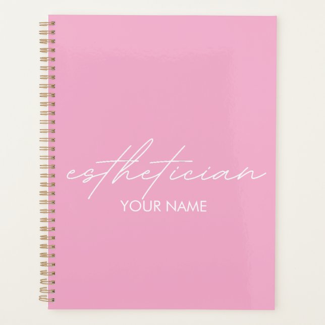 Ästhetiker-Notizbuch - Personalisiertes Geschenk Planer (Vorderseite)