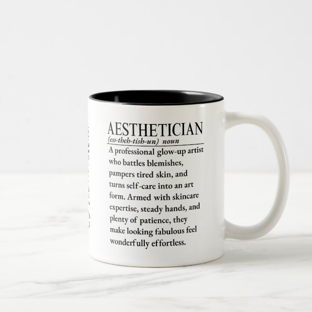 Ästhetiker Zweifarbige Tasse (Rechts)