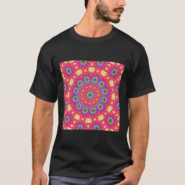 Ästhetisch arabisch Ancient Mandala Sacred Geo T-Shirt (Vorderseite)