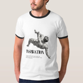 ästhetisch fallender Mann Bleistiftzeichnung Renai T-Shirt