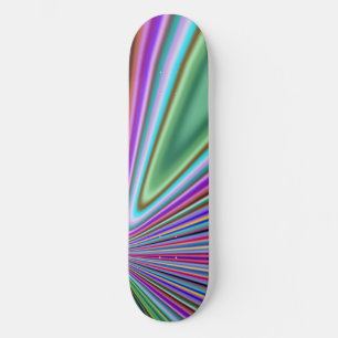 Ästhetisch-farbige Tapete Skateboard