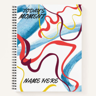 Ästhetisch farbiges Hardcover-Notebook Notizbuch