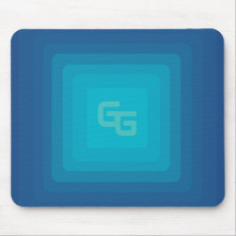 Ästhetisch-grüne und blaue Maus-Pad Mousepad