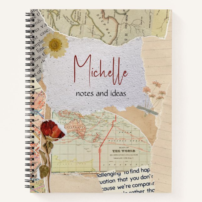 ästhetisch notizbuch (Vorderseite)