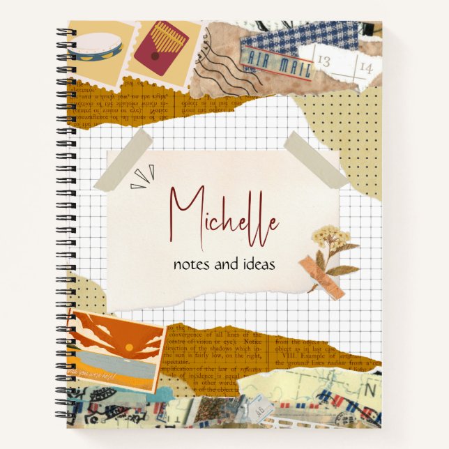 ästhetisch notizbuch (Vorderseite)