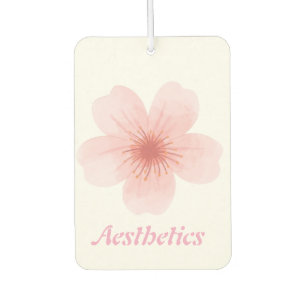 Ästhetisch-rosa Blume Autolufterfrischer