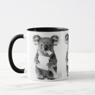 Ästhetisch Süßer Koala mit Toilettenpapier Tasse
