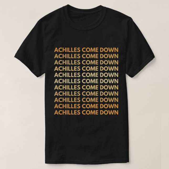 Ästhetische Achillesferse kommen durch das Lied de T-Shirt (Design vorne)