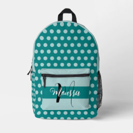 Ästhetische Aquamarine Farbe - Beste Anfangsbezeic Bedruckter Rucksack