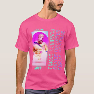 Ästhetische Außenstelle Griechische Statue Drei Ec T-Shirt
