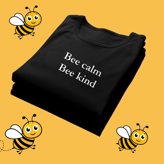 ästhetische Ausstattung Zitat Bee ruhige Biene fre T-Shirt (Von Creator hochgeladen)