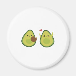 Ästhetische Avocado-Kühlschrankmagnet Magnet
