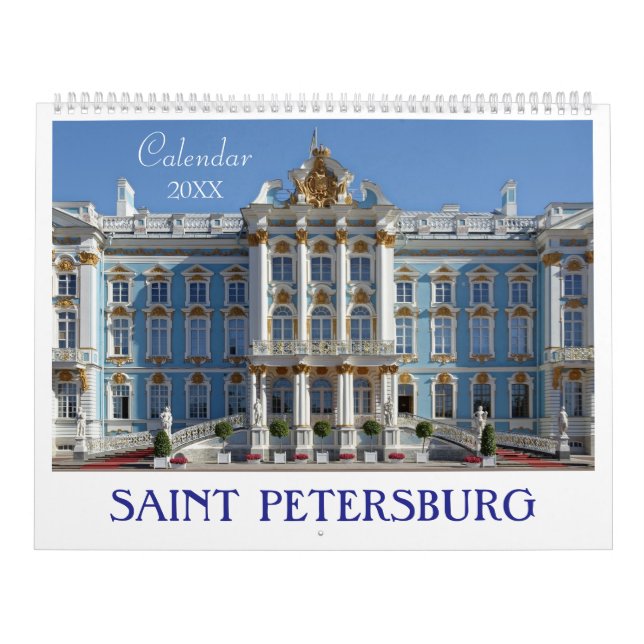 Ästhetische Bildarchitektur von Sankt Petersburg Kalender (Titelbild)