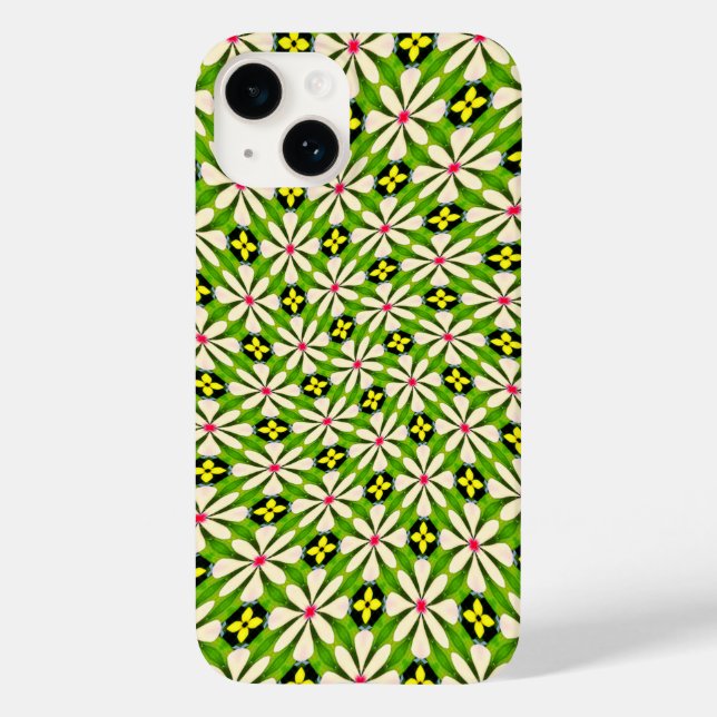 Ästhetische Blume Muster Case-Mate iPhone Hülle (Rückseite)