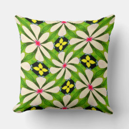 Ästhetische Blume Muster Kissen