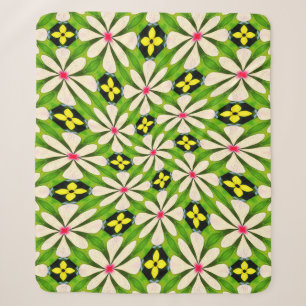 Ästhetische Blume Muster Sherpadecke