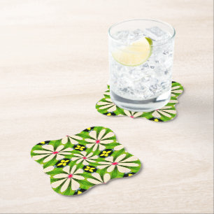 Ästhetische Blume Muster Untersetzer