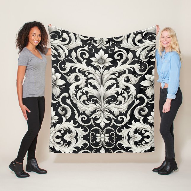 Ästhetische Blumenvliesdecke Fleecedecke (Von Creator hochgeladen)