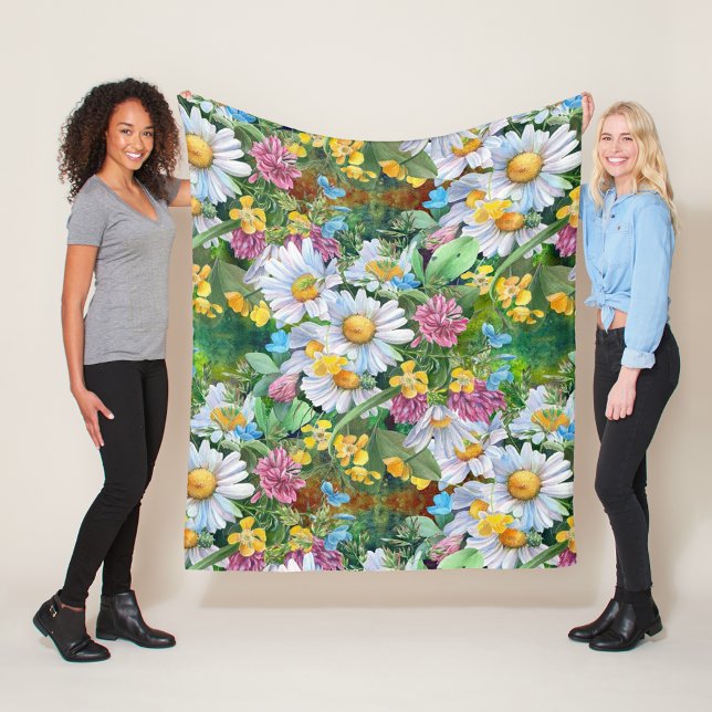 Ästhetische Blumenvliesdecke Fleecedecke (Von Creator hochgeladen)