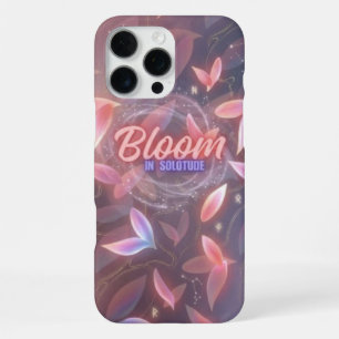 Ästhetische Blüte in Einsamkeit Rosa leuchtende Bl iPhone 16 Pro Max Hülle