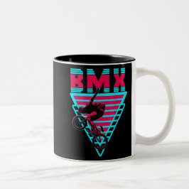 Ästhetische BMX Freestyle Biking Stunts Zweifarbige Tasse