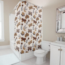 Ästhetische Boho Schmetterlinge mit Blätter Spring