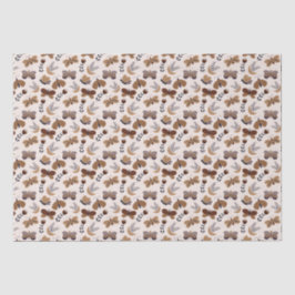 Ästhetische Boho Schmetterlinge mit Blätter Spring Seidenpapier