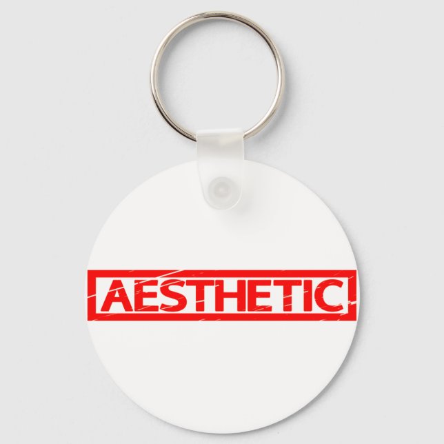 Ästhetische Briefmarke Schlüsselanhänger (Vorderseite)