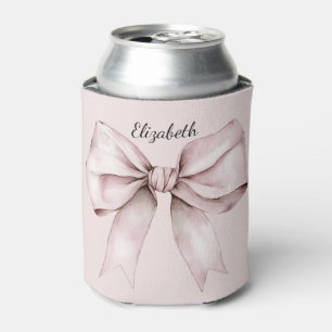Ästhetische Coquette Rosa Bug Personalisiert Name Dosenkühler