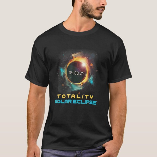 Ästhetische Farbenfrohe Gesamtsolariserie 2024 Ges T-Shirt (Vorderseite)