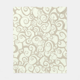 Ästhetische Floral Muster Wurfdecke Fleecedecke