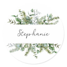 Ästhetische Frische Vegetation Persönlicher Name