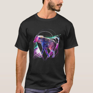 Ästhetische Galaxie Hyena T Shirt