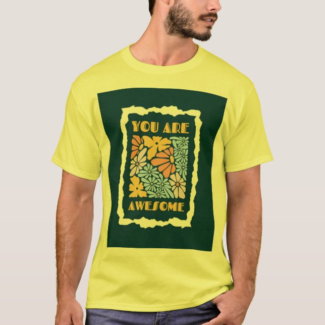 Ästhetische Gestaltung von Jungen mit phantastisch T-Shirt (Vorderseite)