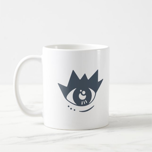 Ästhetische Grauaugenkaffee Tasse (Links)