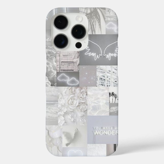 Ästhetische Grays Case-Mate iPhone Hülle (Rückseite)