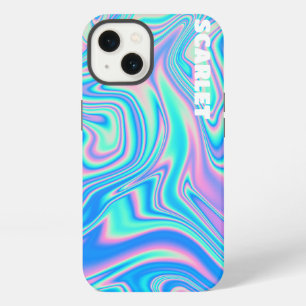 Ästhetische Handyhülle, holografisch iPhone 13 Hülle