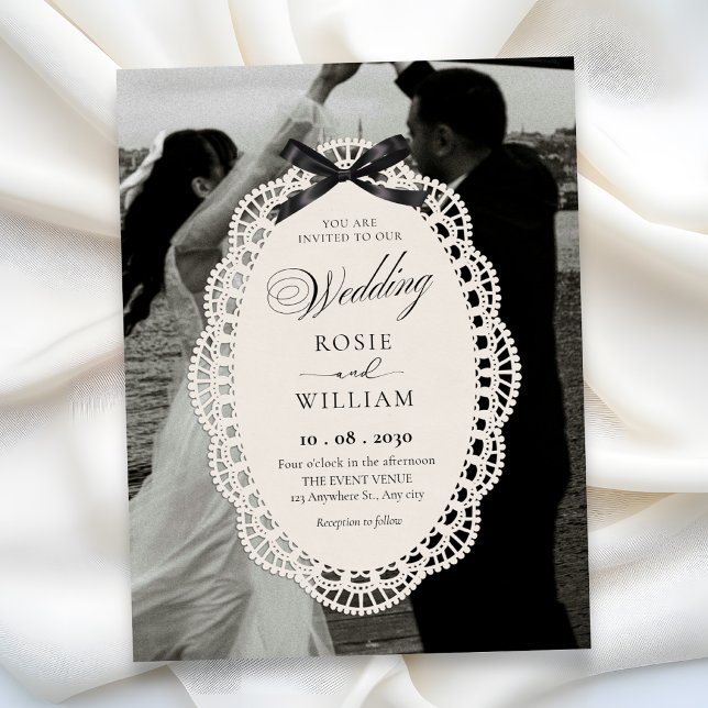 Ästhetische Hochzeit  Einladung (Von Creator hochgeladen)