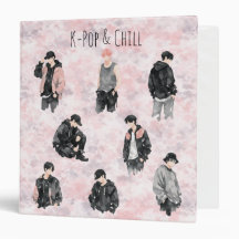 Ästhetische K-Pop-Idole Silhouette